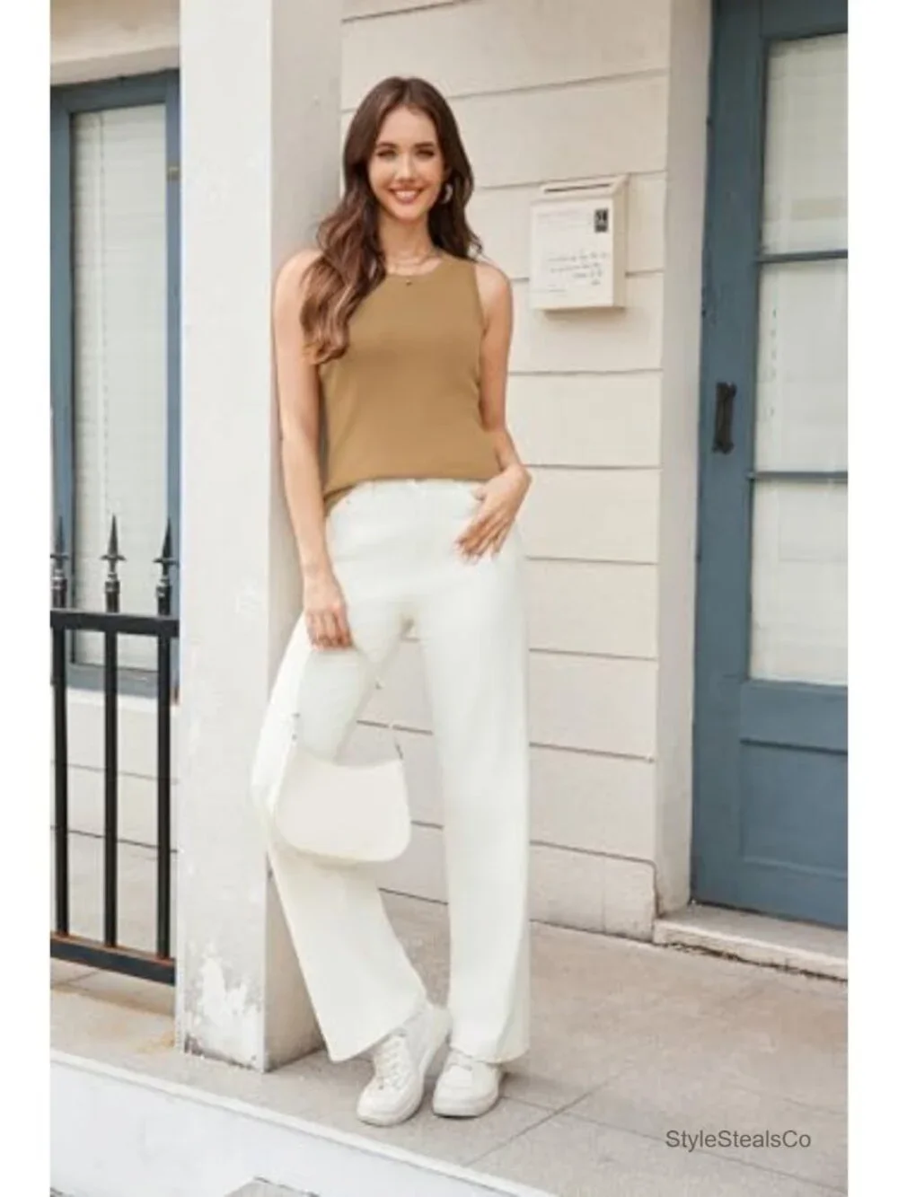 Sleeveless Sweater Vest Lightweight Knit Non See Through Business Casual Tank - Picture 3 of 6